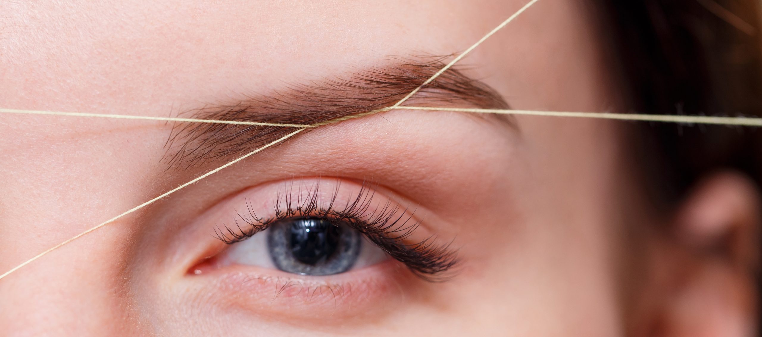 Eyebrow threading